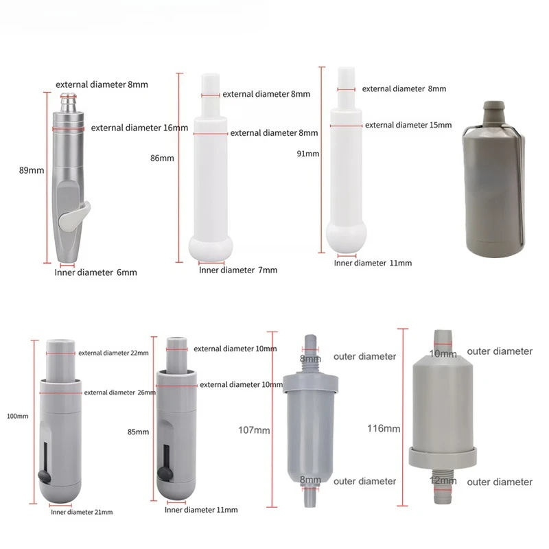 Dental Materials | Dental Chair Accessories | Low-Suction Saliva Ejector | with Filter, on/Off Switch, and Adjustable Settings