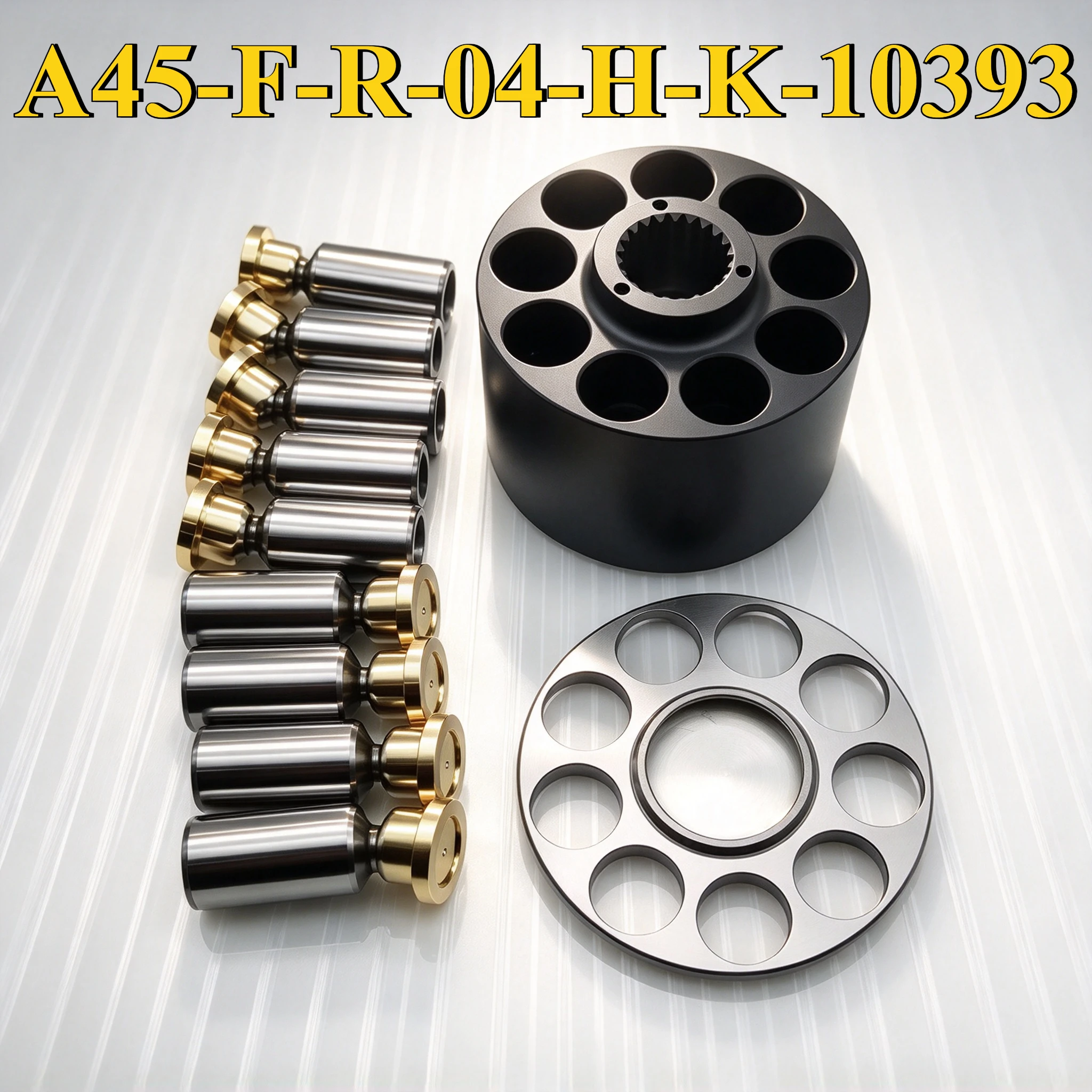 Hydraulic Pump Repair Kit A45 Pump Component Piston Fixing Plate Cylinder Block for A45-F-R-04-H-K-10393 Pump Part