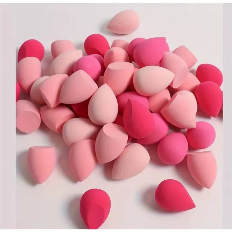 Juego de esponjas de maquillaje de 18 piezas, adecuado para crema BB líquida en polvo, aplicación de maquillaje, huevo seco, húmedo, soplo de polvo de doble uso para niña