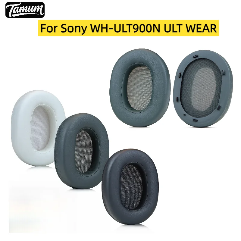 

Replacement Protein Leather Ear Pads Cushion Cover Earpads for Sony ULT WEAR WH-ULT900N Headset