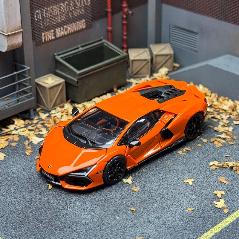 

HH 1:64 Lamborghini Revuelto full open alloy car model, Boys' toy, children's gift, adult collectible ornament.