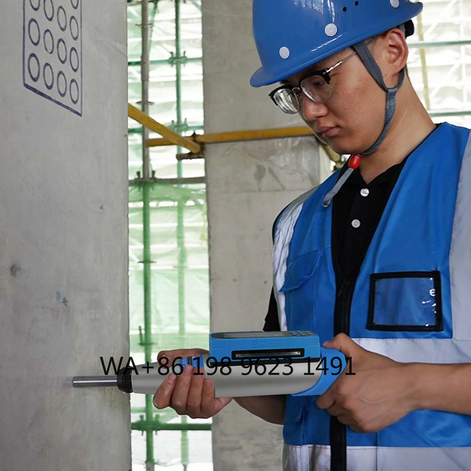 Wholesale Bluetooth Digital Schmidt Hammer High Accuracy Concrete Strength Detector Portable Industrial Building Construction Te