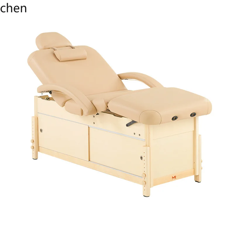 CZ Beauty Bed Fixed Lifting with Bed Cabinet Storage Organizer for Beauty Salon Massage Bed