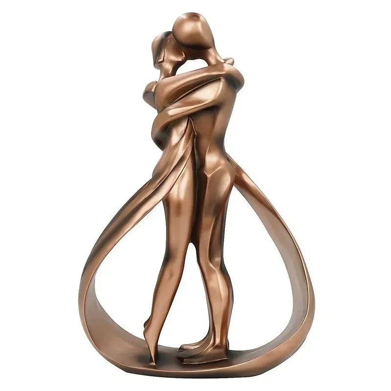 

Couple Hug Kiss Ornament, Lover Gift, Resin Craft Home Decoration Desktop Ornament Home Accessories Desk Decoration Figurine