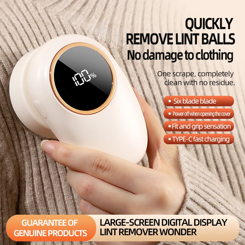 

Электрический триммер для удаления ворса, шариковый триммер для волос, таблетки для бритья одежды/свитеров/пальто, портативный, легкий, перезаряжаемый через USB