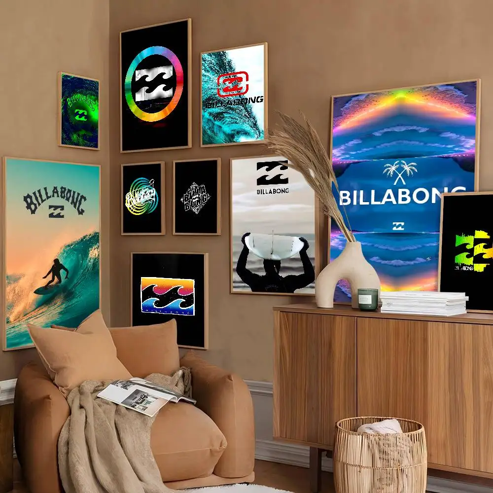 B-BillabongS Classic Movie Posters HD Quality Poster Wall Art Painting Study Nordic Home Decor