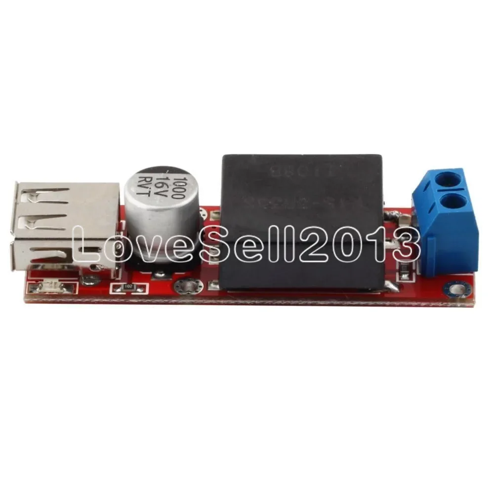 5V USB Output Converter DC-DC DC 7V-24V 12V To 5V 3A Step-Down Buck KIS3R33S Step Down Power Supply For arduino Board Module