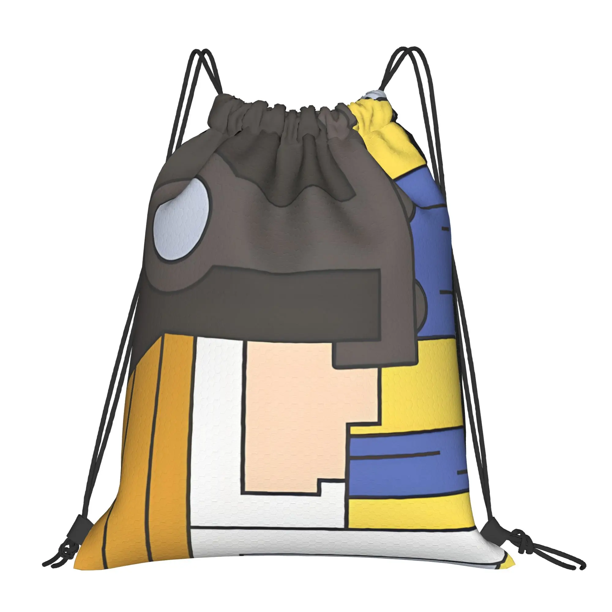 Angemon BANDAI Digimon Multi-function Pocket Men Women Storage Backpack Teenager Travel Bag Print Drawstring Bags view 2