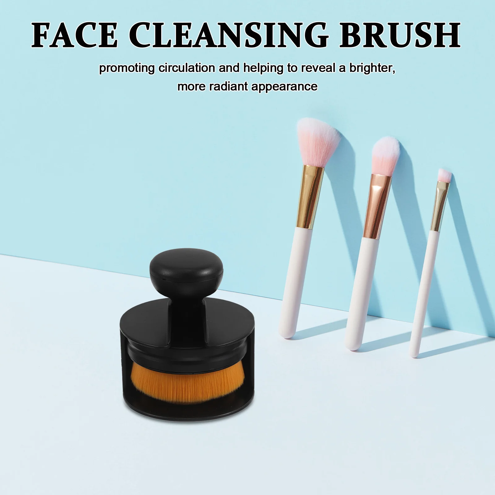 Weiche Gesichtsbürste in Blumenform, Gesichtsreinigungsbürste, sanftes Peeling, tiefer Porenreiniger, wasserdichtes, weiches Hautpflege-Werkzeug