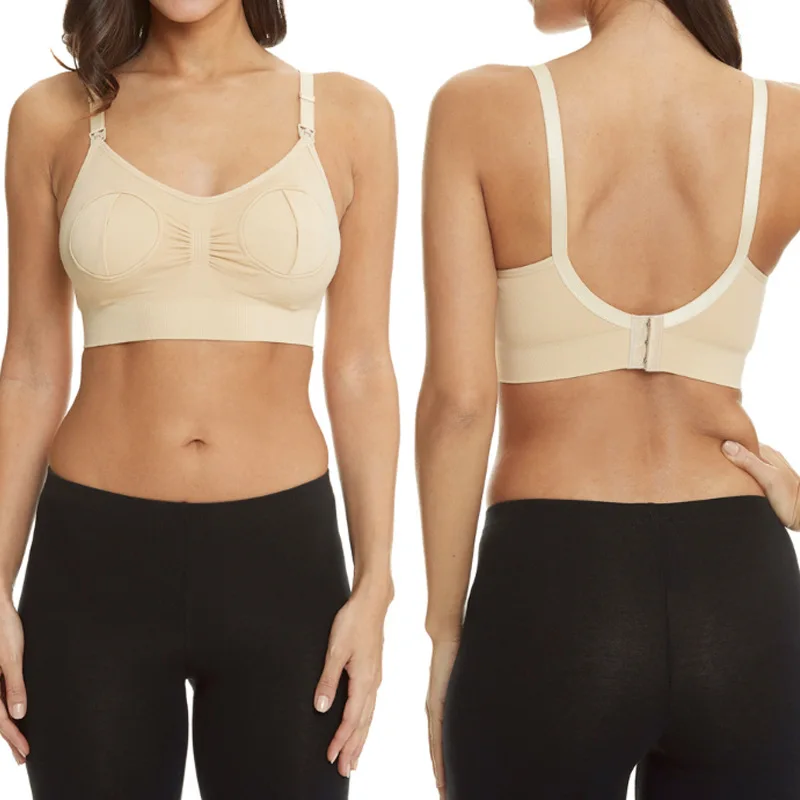 الأمومة الملابس الداخلية الأم الحرة اليد دعم حليب الثدي الصدر الرضاعة الطبيعية الصدرية تغذية غطاء لا حلقة الصلب مضخة الثدي الصدرية