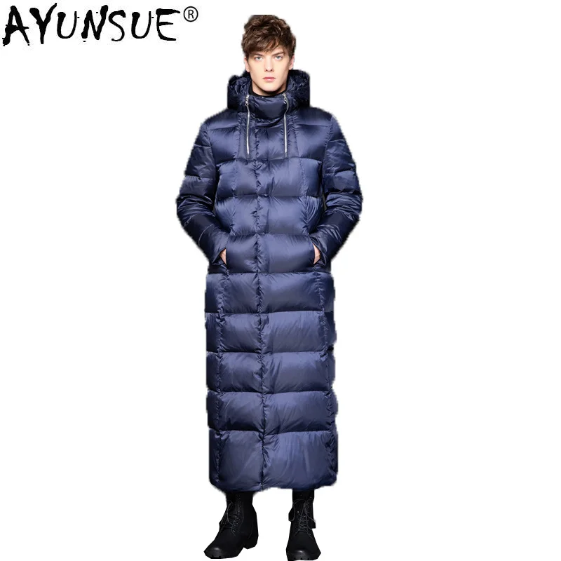 2024 New Goose Down Jacket Men Long Thick Korean Men's Winter Jackets Coat puffer jacket Doudoune Homme KJ1335