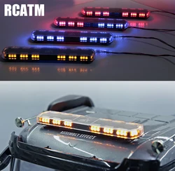 Luce di ingegneria di avvertimento di rotazione a LED di alta qualità 4 colori 18 modalità per 1/14 Tamyia RC camion ribaltabile SCANIA 770S R620 Actros Acros Man