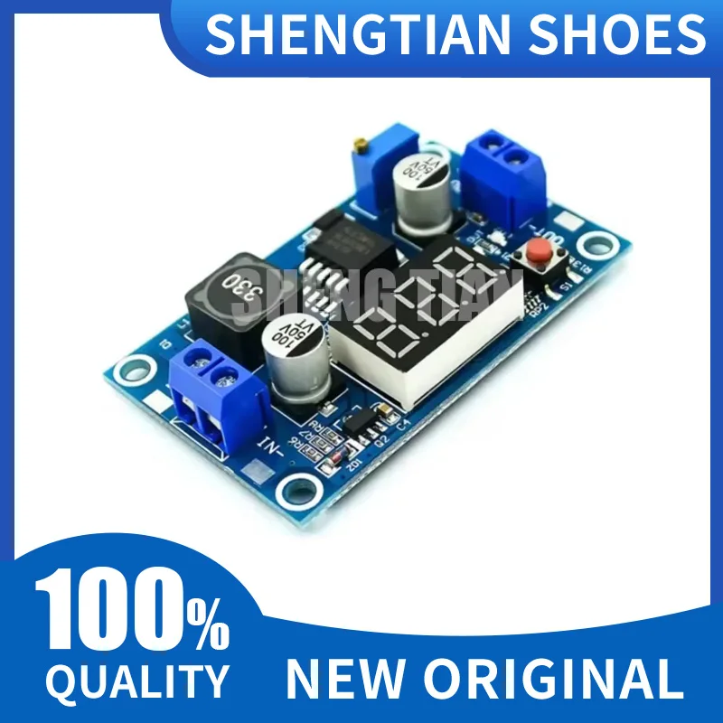Upgraded Version XL6009 Boost Module DC-DC 5-32V To 5-40V 4A Adjustable Step Up Power Supply Module with Digital Display