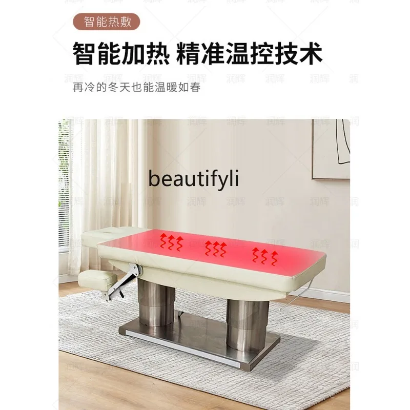 Cama Aquecimento Inteligente para Salão de Beleza, Dedicado, Elétrico Completo, Injeção Cirúrgica, Micro Bordado, Tatuagem, Sofá Massagem
