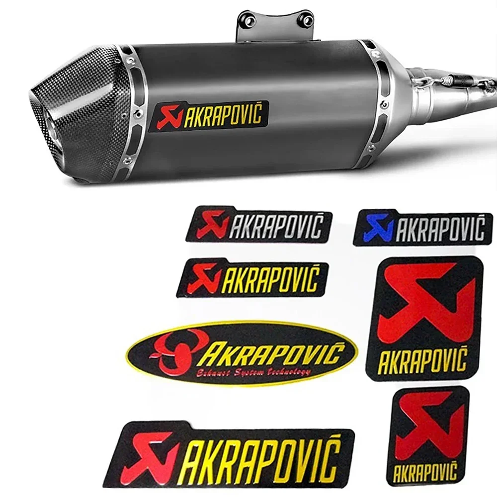 For Akrapovic Exhaust stickers Motorcycle Sticker Decal Logo