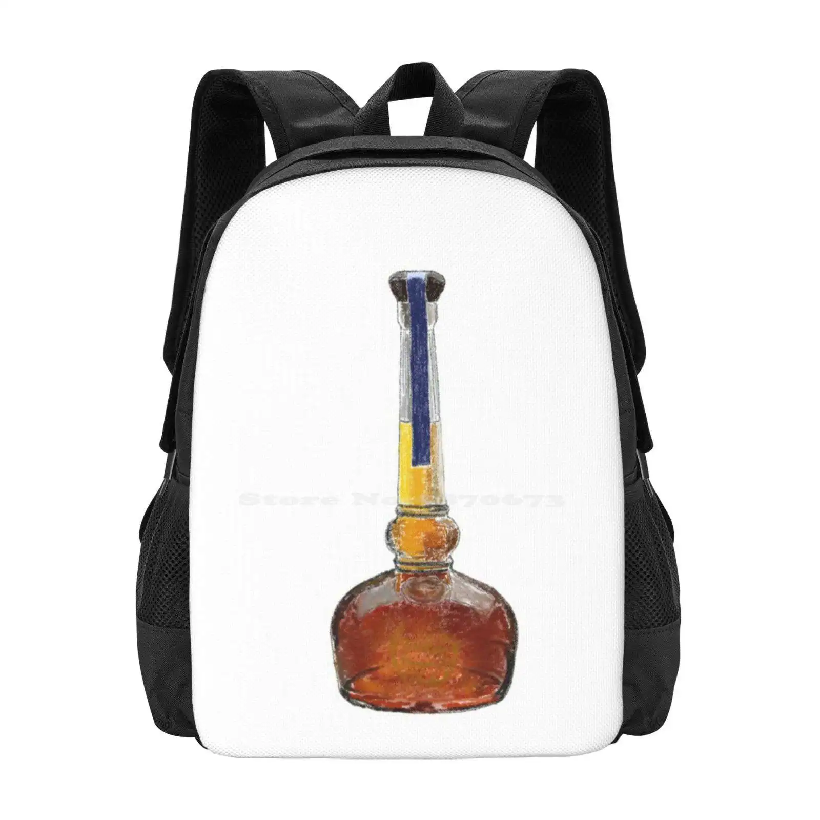 Willett Pot Still Reserve Bourbon Backpack For Student School Laptop Travel Bag The Macallan Bourbon Whiskey Whisky Rye