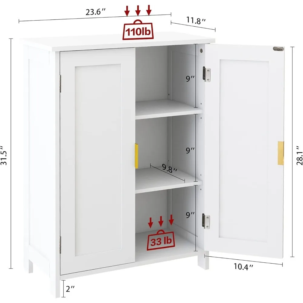 Bathroom Storage, Separate 2 Doors, Bathroom Floor Towel Locker, Toilet, Office, Dining Room, Small Locker in Living Room