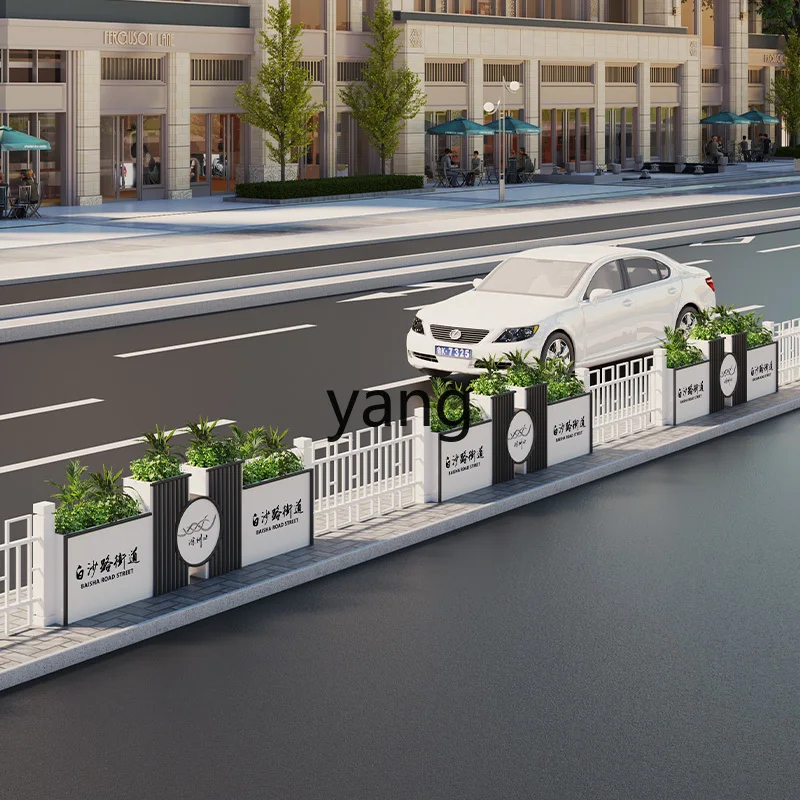 LH جديد النمط الصيني صندوق زهور المبيعات في الهواء الطلق مكتب سياج التقسيم زهرة السرير فناء المناظر الطبيعية