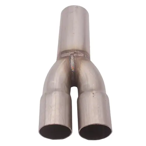 Imagen 2 del producto Colector de fusión de escape, 1,5 pulgadas ID de doble entrada, salida OD única de 1,75 pulgadas, Colector de fusión de escape de acero inoxidable