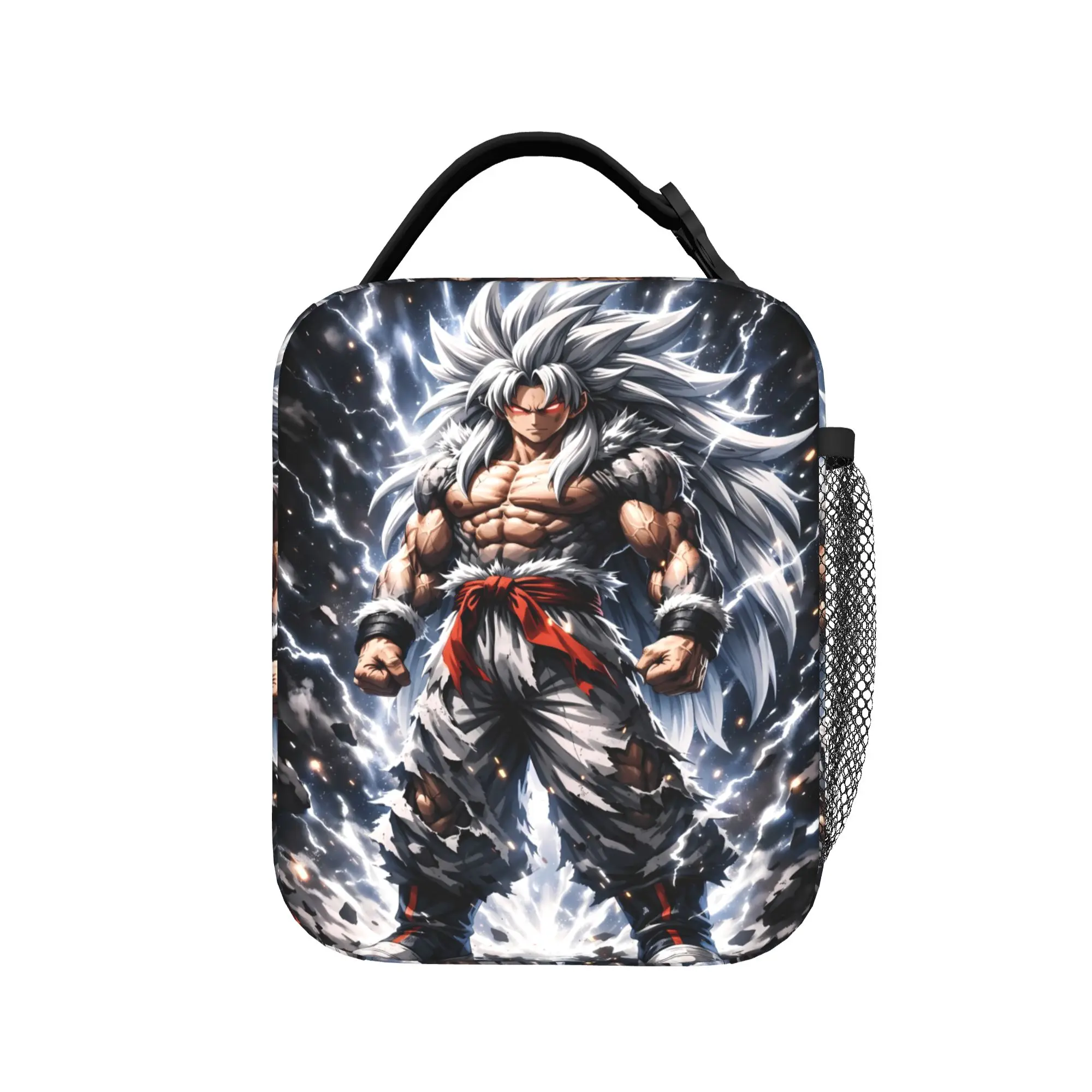 Dragons Ball Anime Lunch Bag For Child Custom Office Lunch Box Fashion Portable Insulated Oxford Cooler Bag Back To School