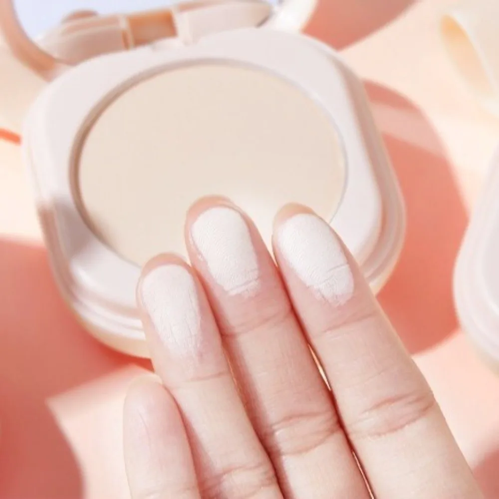 새로운 NOVO 루스 파우더 브라이트닝 효과 지속 컨실러 프레스드 파우더 매트 마감 메이크업 세팅 메이크업 파우더 데일리 메이크업