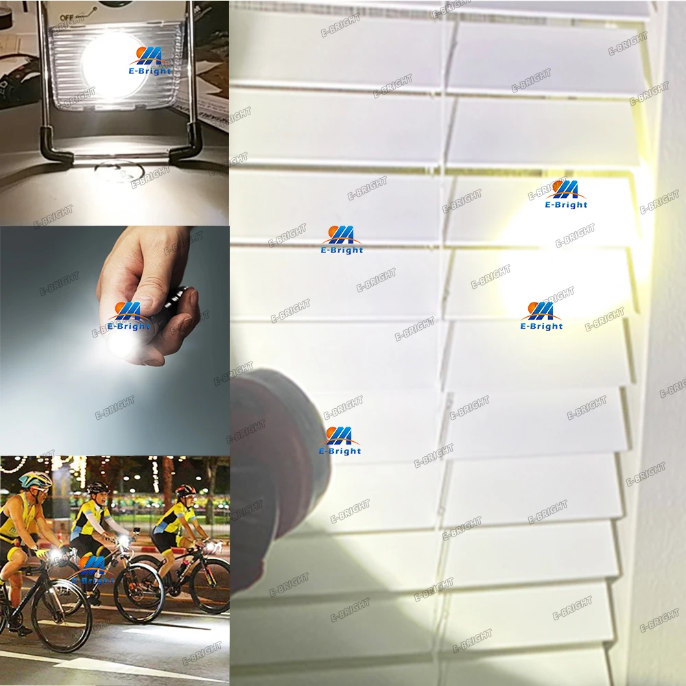 Lampe de poche LED blanche à vis E10, 7500K, 2x3W, 3V, 6V, 6.3V, 12V, 18V, 24V, ampoule, arcade, voiture, vélo, torche, travail d\'urgence, cellules