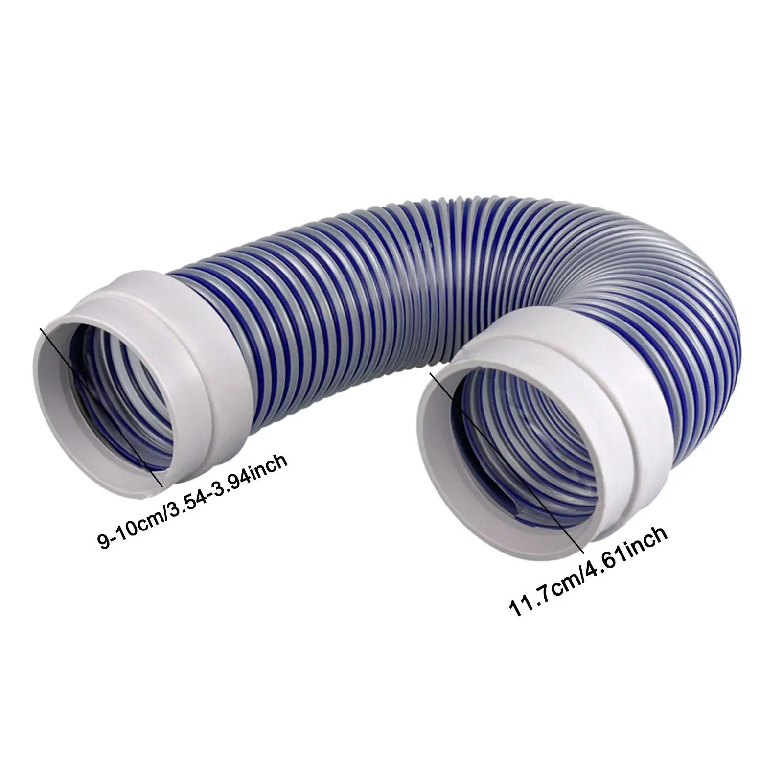 Vent Hose Sturdy Replacement Vent Pipe Quick Connect for Ventilation and Exhaust Easy to Install Vent Duct for Bathroom Kitchen
