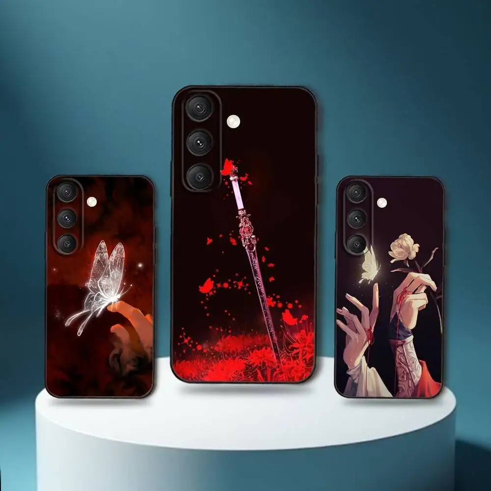 

H-Heaven officials blessing Phone Case For Samsung S25,S24,S23,S22,S21,S20,S10,Ultra,Plus,Lite,FE,Soft Silicone Black Cover