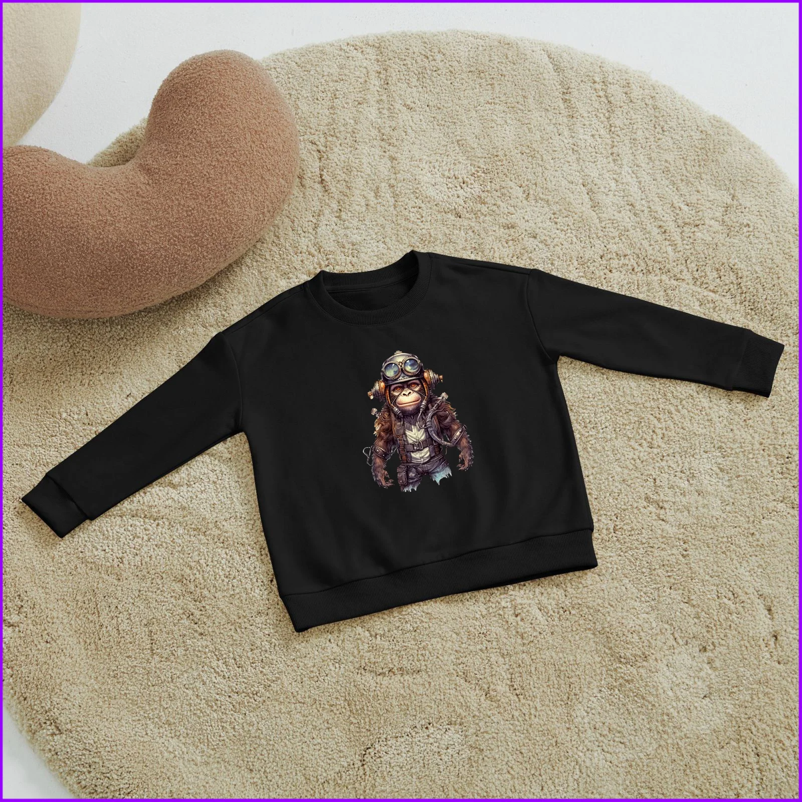 Steampunk Animals Monkey Sjb74kids Boys Girls Hoodies Sweatshirts Manga Back To School Camisetas Korean Five Nights White Winter