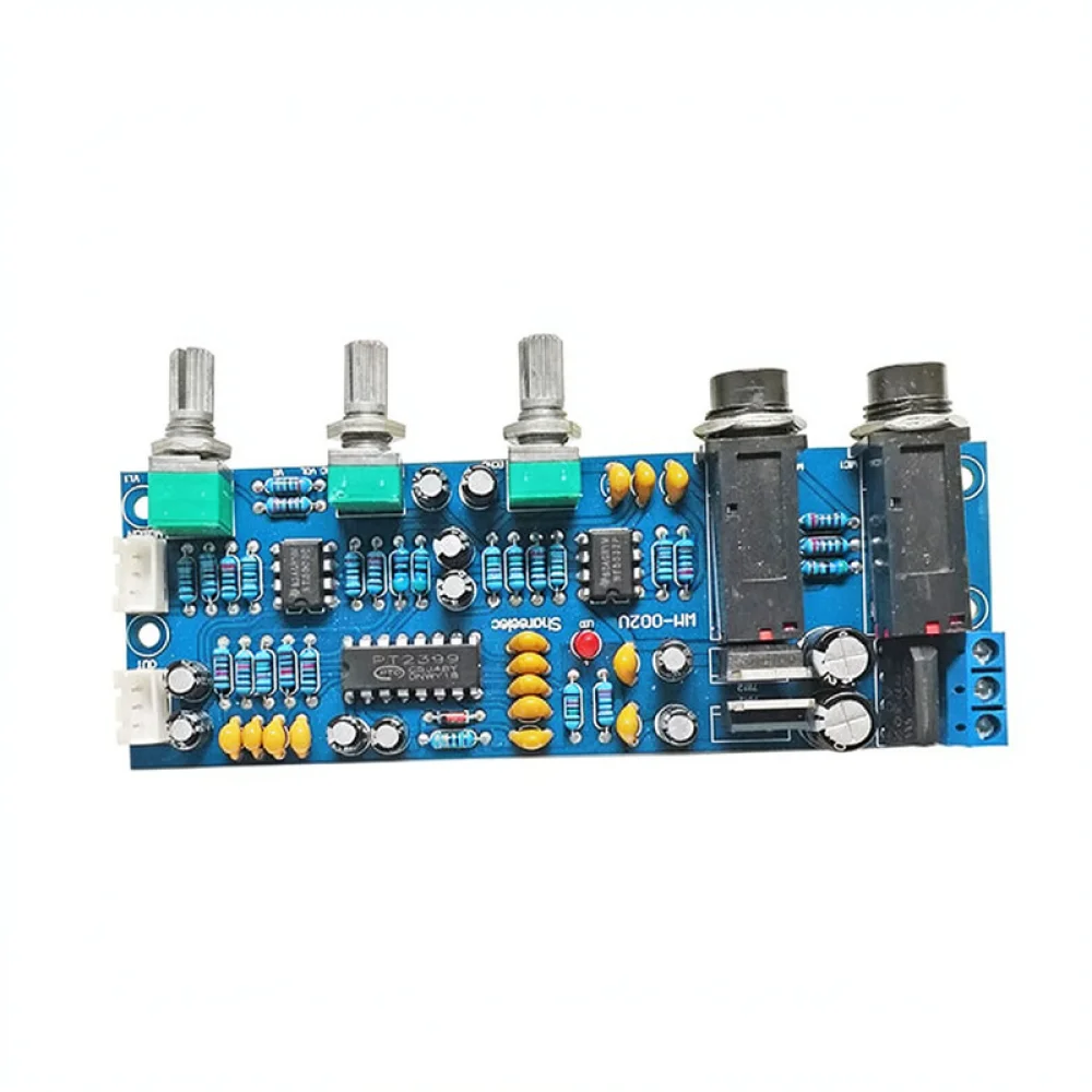 Microphone Preamplifier Module PT2399 Digital Karaoke Reverb Board Dual Power Supply Audio Processing For Shaibang
