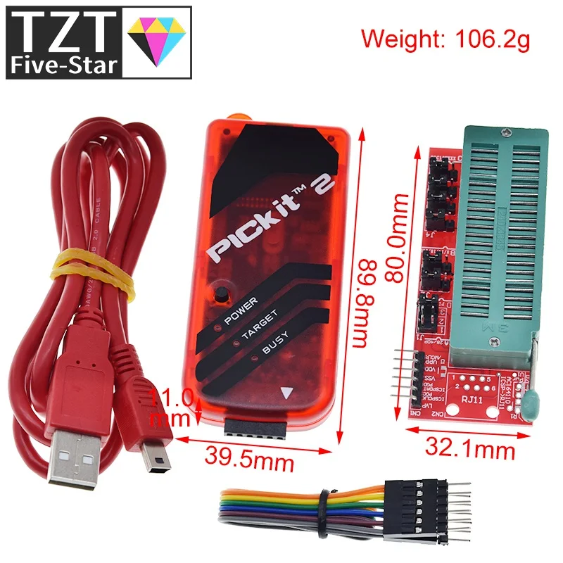 Imagem -05 - Programador Mais Pic Icd2 Pickit Pickit Pickit 3.5 Programação Adaptador Universal Assento Programador Pickit2 Pickit3 Pickit3.5