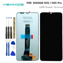 Original For DOOGEE N55 n55 Pro LCD Display Screen + Touch Panel Digitizer Replacement For DOOGEE N55 Plus N55 Max LCD Display