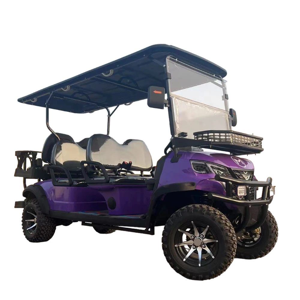 China New Energy Vehicles Superior Quality Solar Popular Small 4 6 Seater Automobile Car For Adults Electric Golf Cart