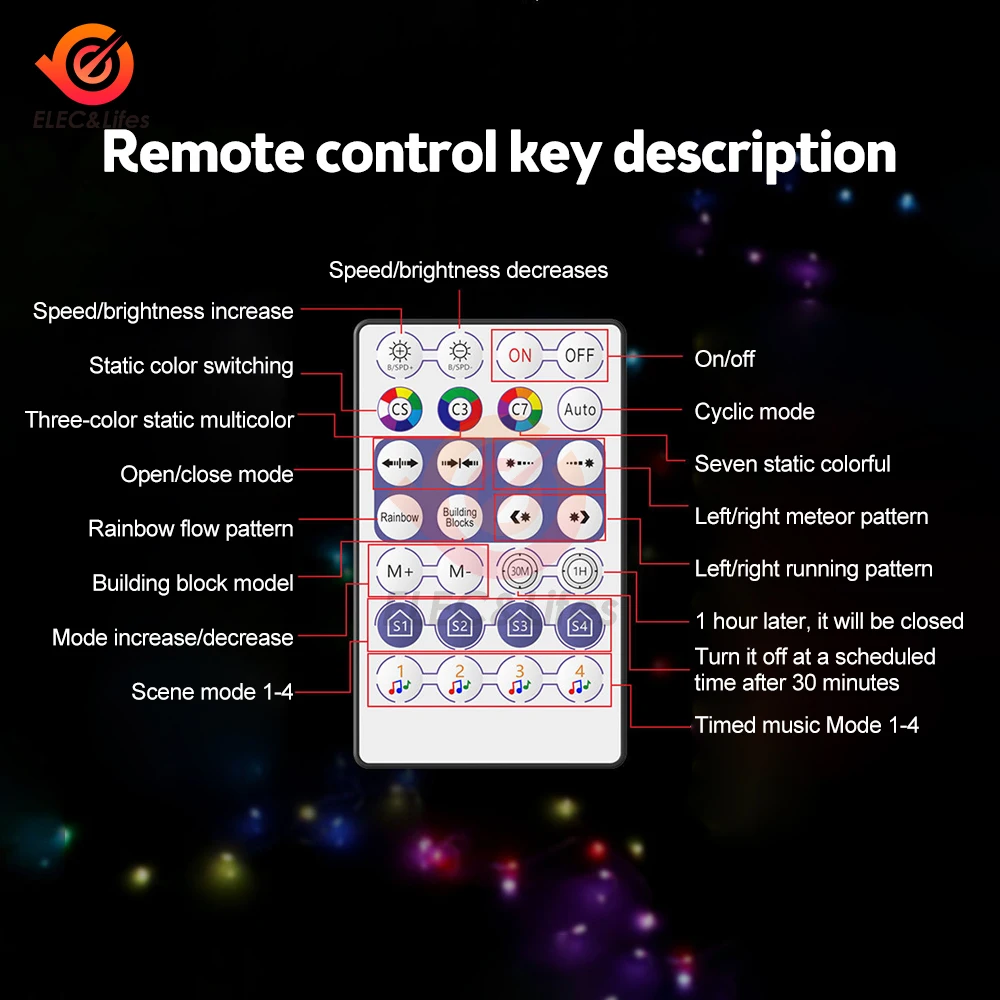 WS2812B Controller Bluetooth Music for Pixel LED Strip Light SK6812 WS2811 WS2812 LED Light Strip USB 5V APP Remote Controller