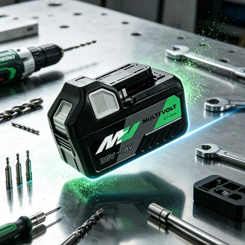 Original HiKOKI 5Ah Rechargeable Battery, Stable Constant Voltage Output, Anti-Drop Sturdy Shell, for Hitachi Power Tool Batteri