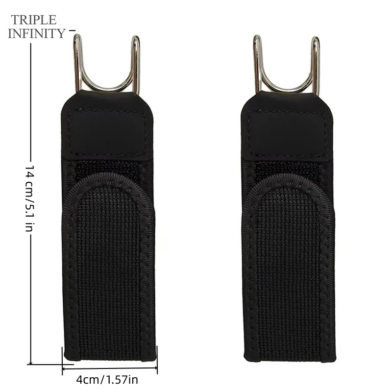 2026 Unisex 1 Pair Adjustable Buckleless Belt Elastic Men Waist Belts With Metal Hook Invisible Closure For Outdoor Work Gear