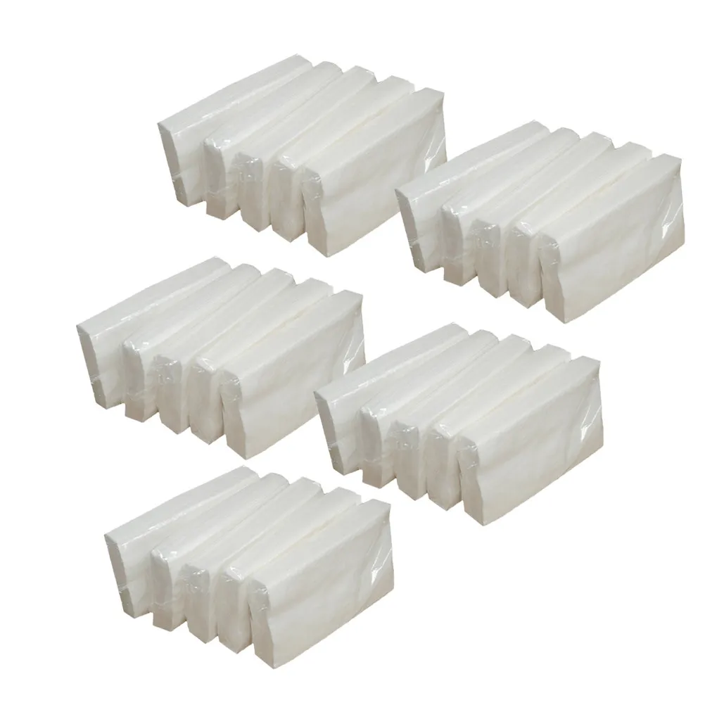 

25 упаковок салфеток для лица из древесной целлюлозы, мягкие, безопасные для кожи, для ежедневного использования, незаменимые для отелей, ресторанов, баров, общественных мест, а также для дома