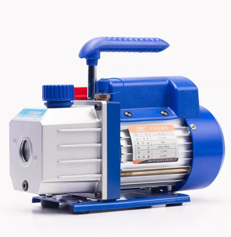 Rotary vane vacuum pump industrial vacuum pump negative pressure pump defoaming high flow test  air conditioning refrigeration