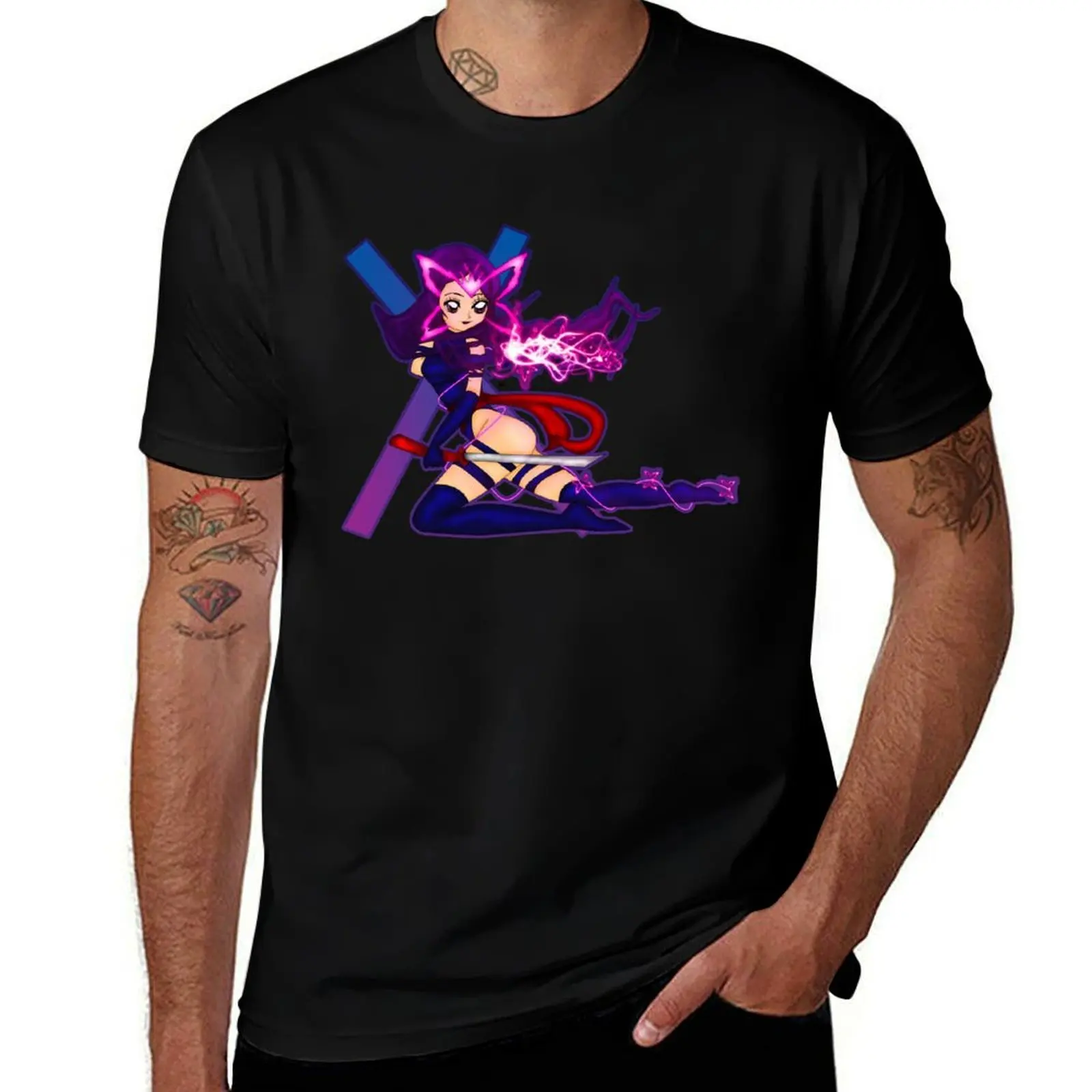 

Psylocke T-Shirt Work Wear Breathable Tee