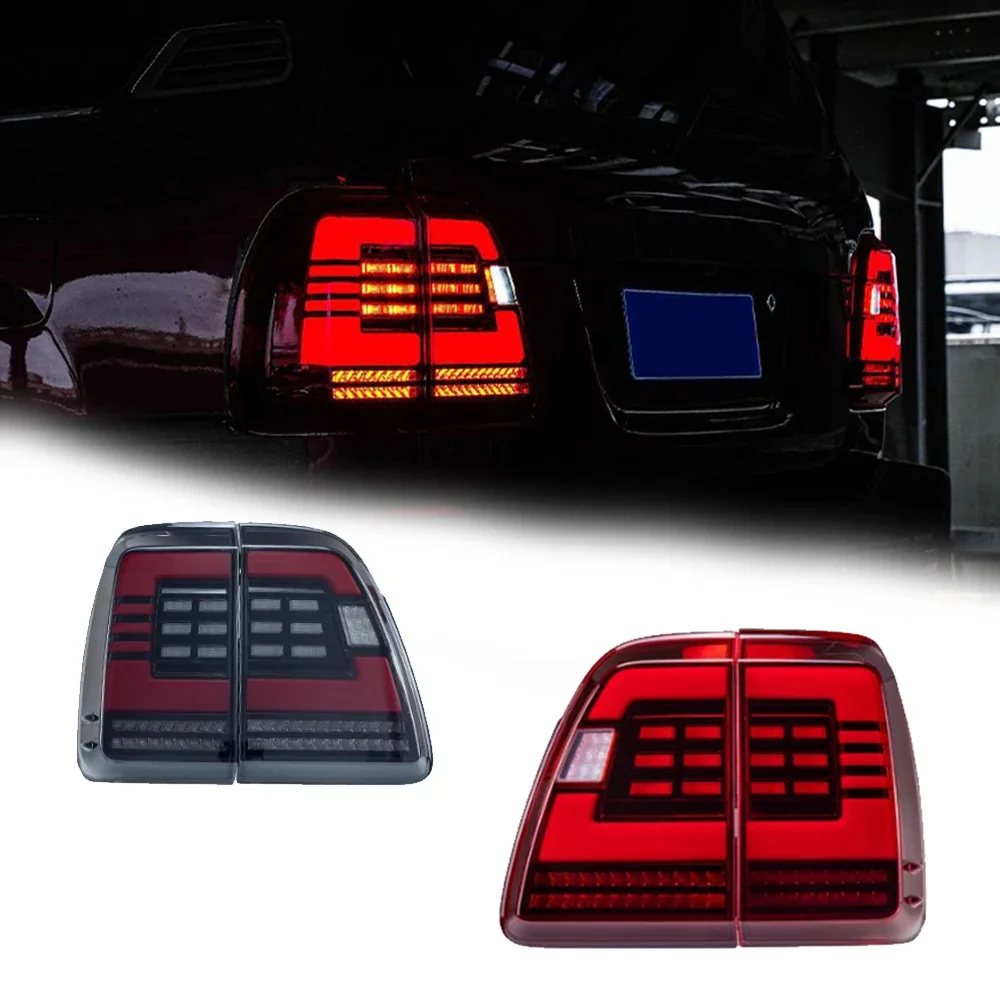 

LED Tail Lights For LEXUS LX470 LC100 1998-2007 New Style Led DRL Car Taillights Assembly Signal Accessories Modified Lamp