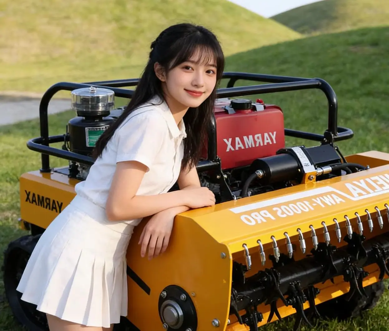 

Customized flail mower Remote Control Lawn Mower Low Fuel Consumption Commercial Household Flail Mower Long Working Time