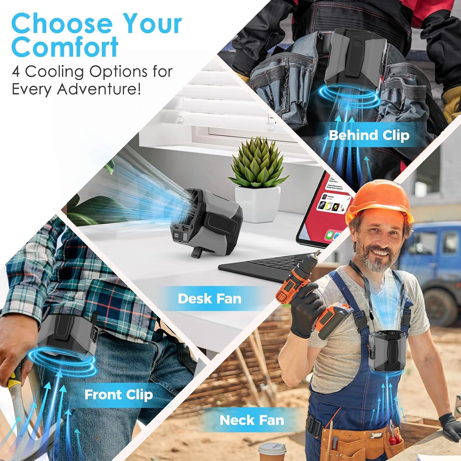 Multifunctional Outdoor Wearab - Outdoor Power Fan ulasan dan harga
