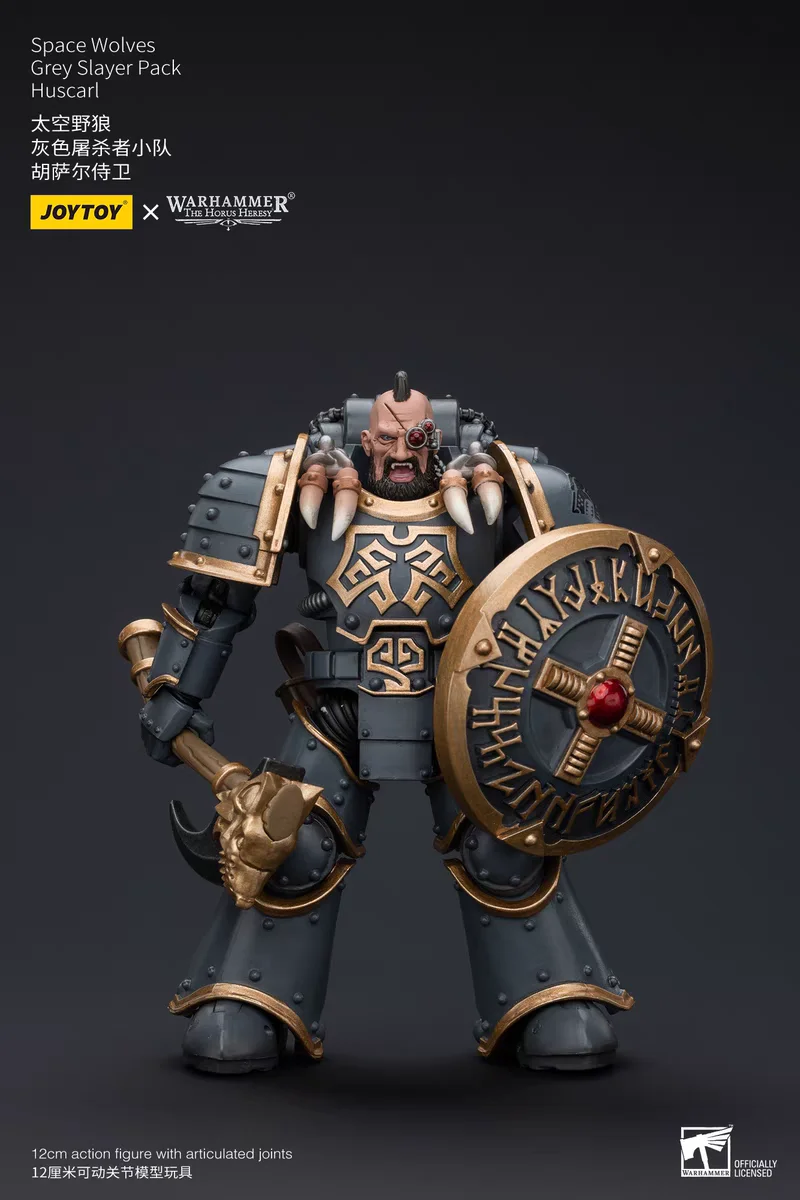 【Disponibile】JOYTOY Warhammer 30K The Horus Heresy 1/18 Action Figure Space Wolves Grey Slayer Pack Anime Modello Giocattoli Regalo