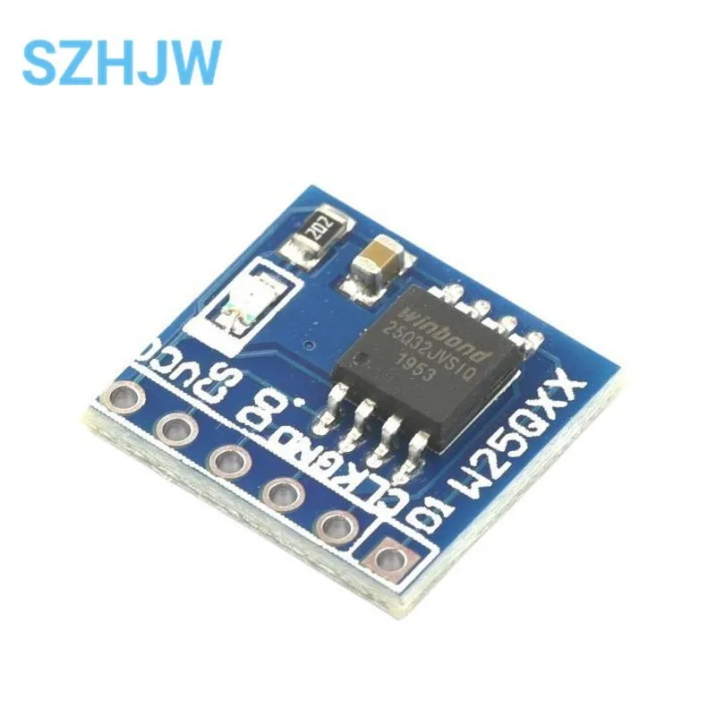Módulo de almacenamiento de FLASH NorFlash, interfaz SPI, BV, FV, Módulo para STM32, W25Q32, 32Mbit, W25Q64, 64Mbit, W25Q128, 128Mbit, 8 Mbytes
