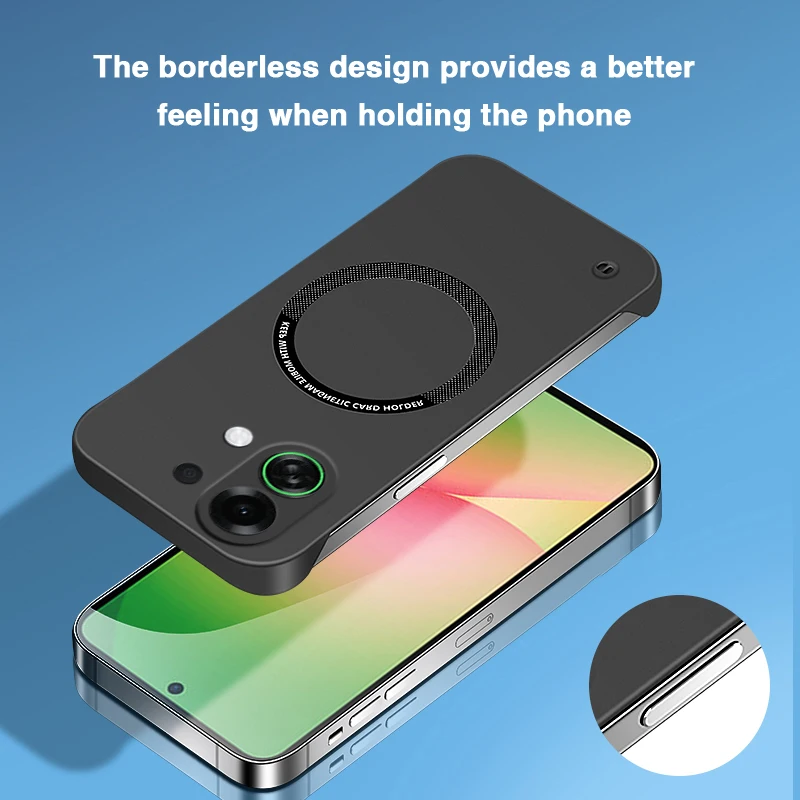 حافظة هاتف مغناطيسية رفيعة للغاية مقاومة للصدمات لهاتف اوبو K13 توربو برو 5G ملحقات أغطية خلفية صلبة أصلية بدون إطار عالية الجودة