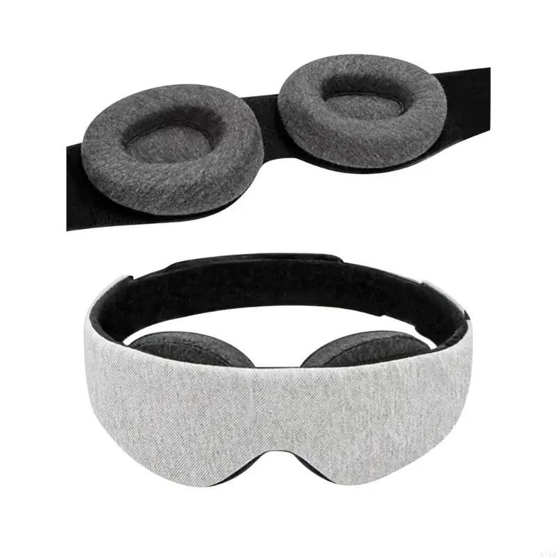   Seamless Shading Sleepings Masks With Extended Nose Flap For Complete Darknessly