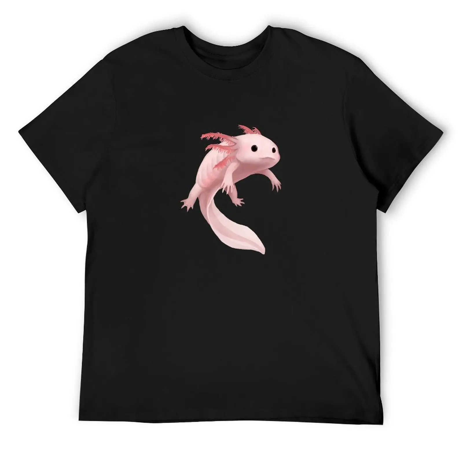 

Axalotl - Ambystoma mexicanum - Mexican walking fish - Axolotl T-Shirt kawaii clothes customs tshirts for men