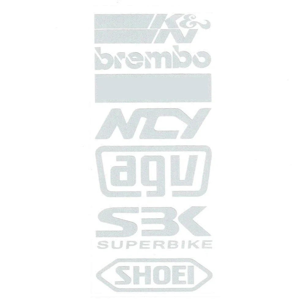 Reflecterende waterdichte laserstickers voor motorfietsmodificatie, racesponsordecoratie, scooter, spatbord, helm, auto-decals
