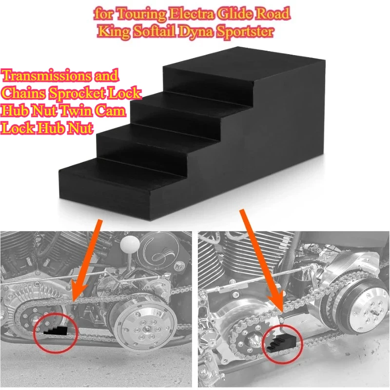 

Гайка фиксатора цепи и шестерни трансмиссии Twin Cam для Touring Electra Glide Road King Softail Dyna Sportster