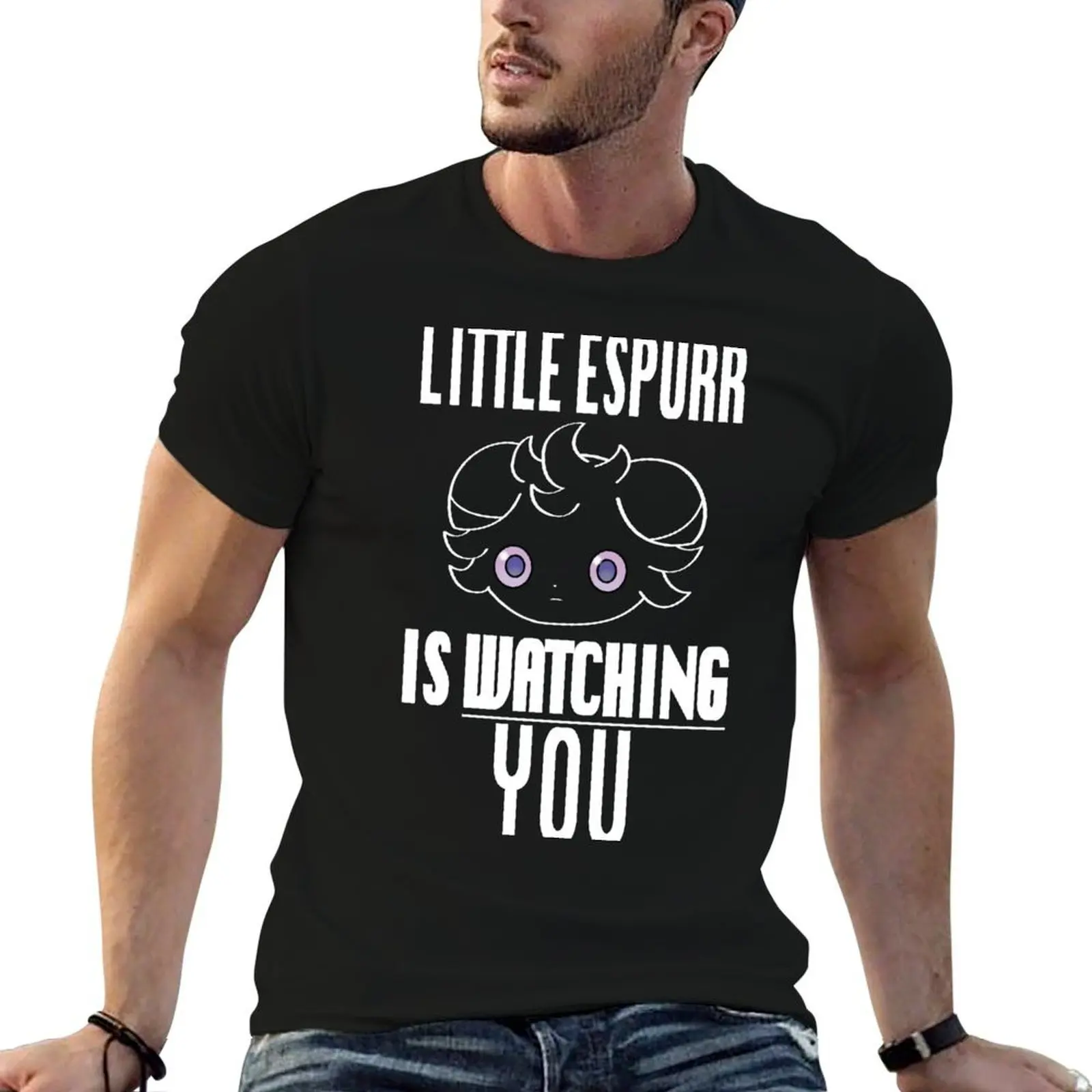 

Watchful Little Espurr T-Shirt t shirts for man graphic vintage men t shirt cotton 100% funny t shirts cotton T-Shirt